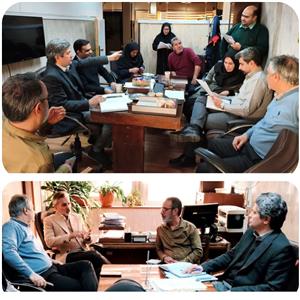 جلسه هماهنگی دو كمیته «تولیدات رسانه‌ای» و «روابط عمومی و اطلاع‌رسانی» مراسم برگزیدگان ملی بخش كشاورزی برگزار شد